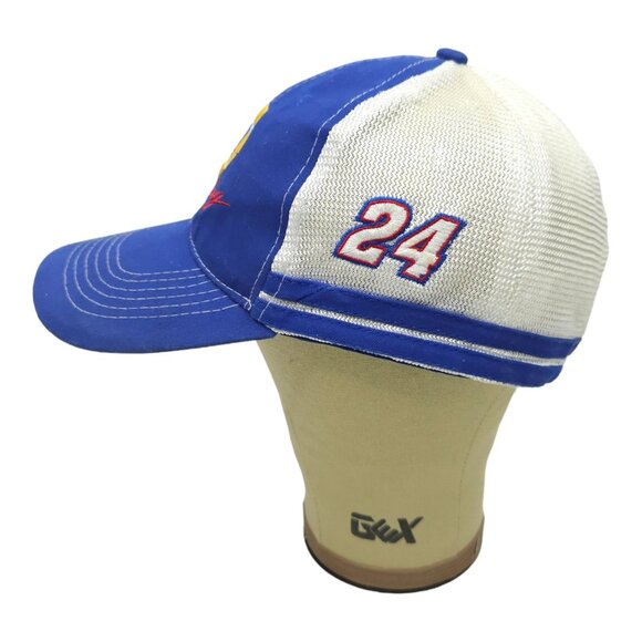 NAPA Racing NASCAR #24 Chase Elliott Hendrick Mesh Strapback Cap Double Stripe - Picture 12 of 15